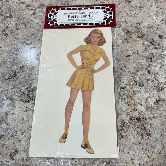 Vintage Bette Davis paper doll set by Shackman Collection. - Picture 1 of 2